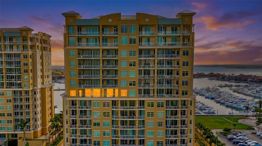 Twilight Aerial View