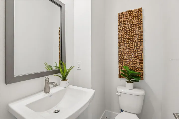 Half Bath second floor