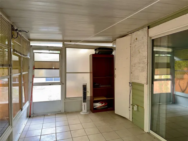 BACK PATIO AND STORAGE CLOSET