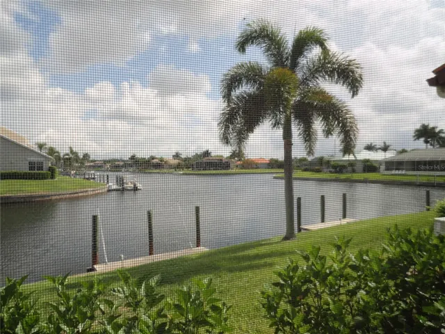 Water views that take your breath away right from your screened lanai