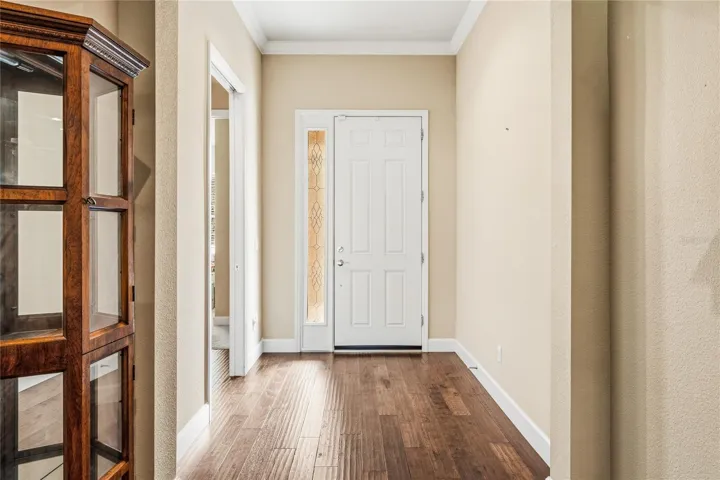 The entry Foyer