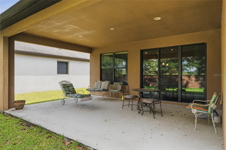 Outdoor entertainment area