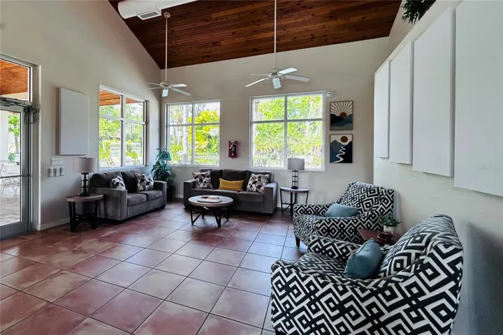 Clubhouse sitting area