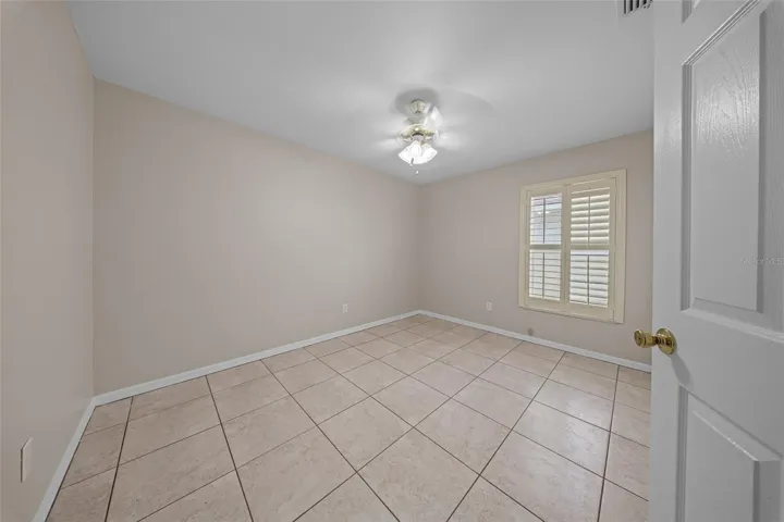 Bedroom with built-in closet