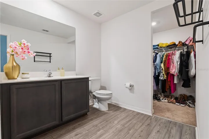 Owner's Bathroom & Walk in Closey