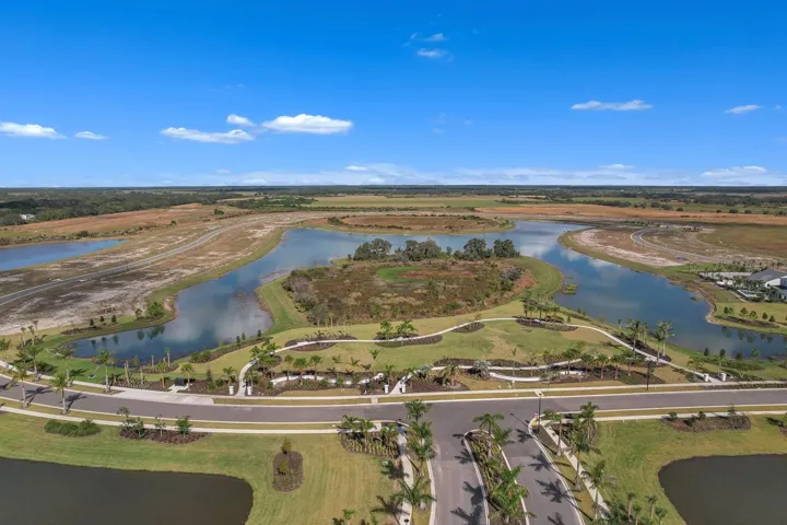 Aerial views of entrance atMonterey at Lakewood Ranch