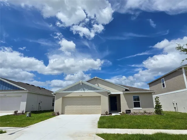 Front elevation: Beautiful front elevation with great curb appeal and mature landscaping.