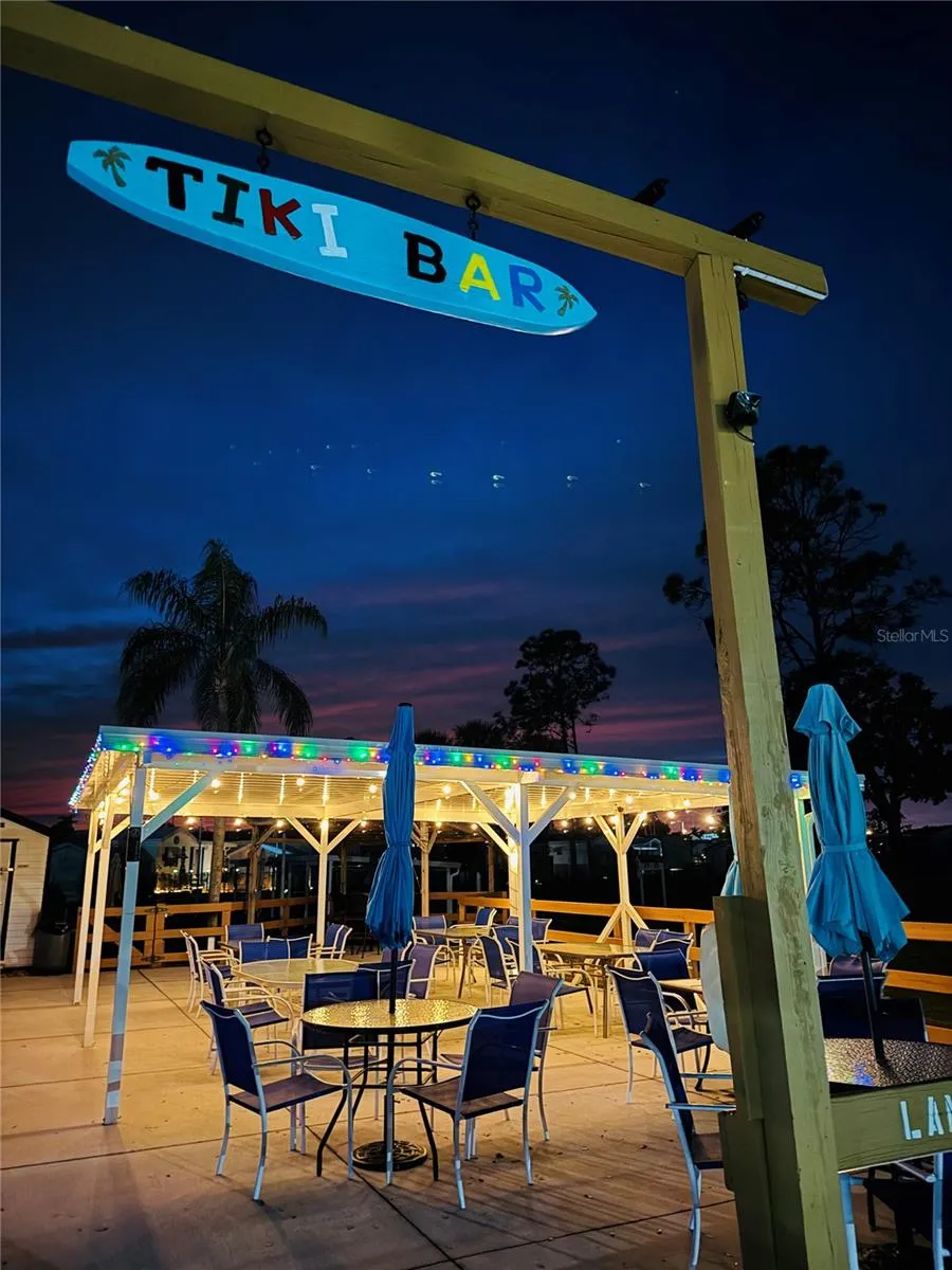 Meet your friends at the Tiki Bar!