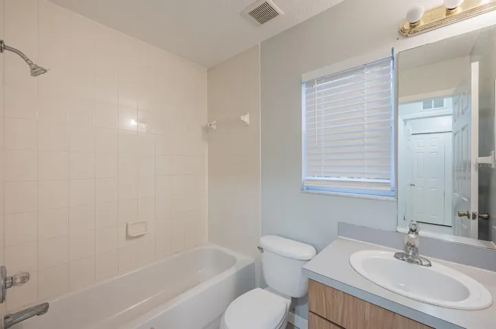 Unit A - hall bathroom