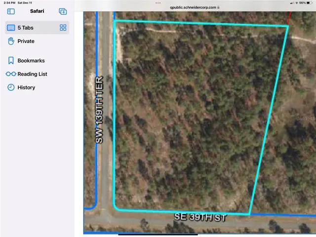 airiel view of Lot 23