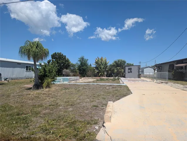 Lot view from street