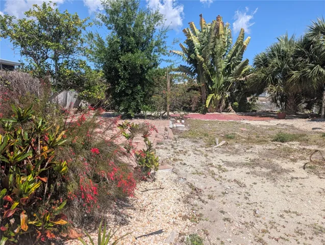 Mature landscaping