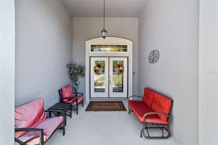 Covered front porch