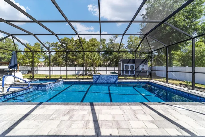 Saltwater heated pool
