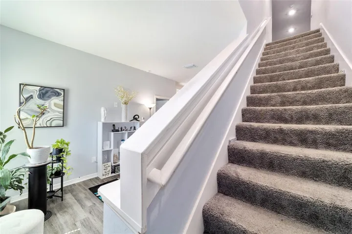 Upstairs to the bonus room
