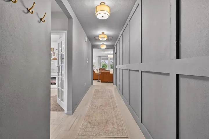 Welcoming foyer leading into main living area