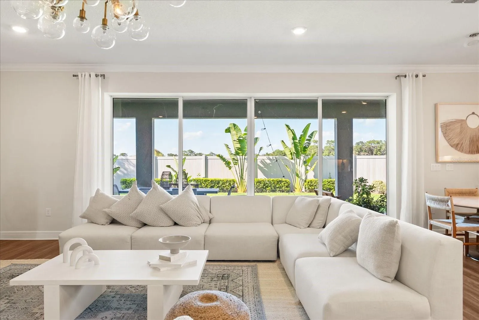 Living Room to Backyard View
