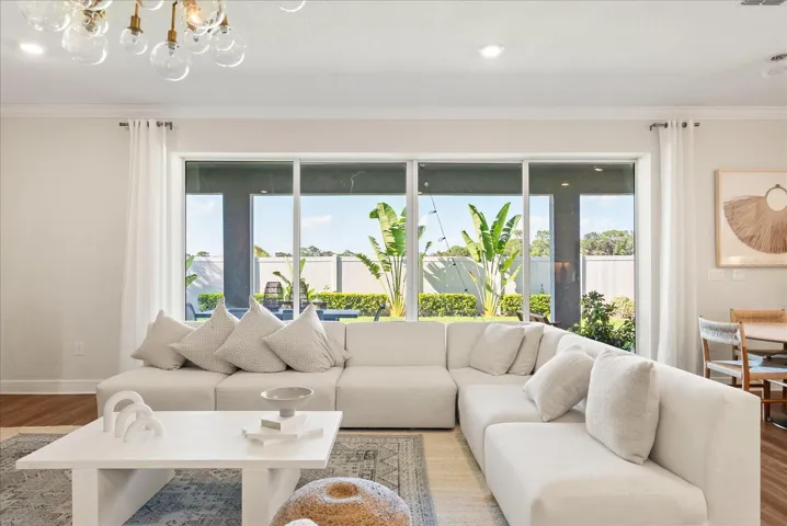 Living Room to Backyard View
