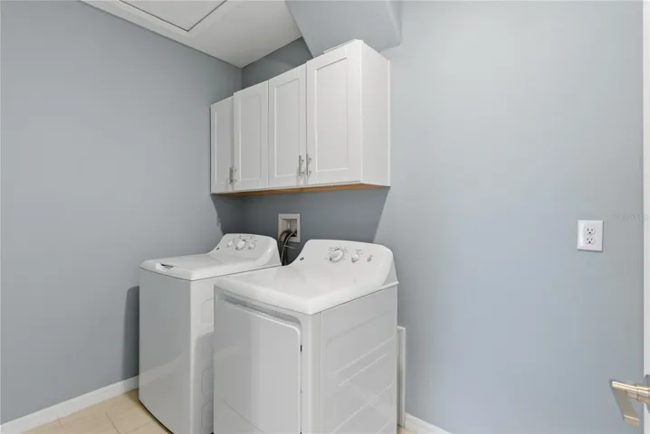 Main floor laundry room