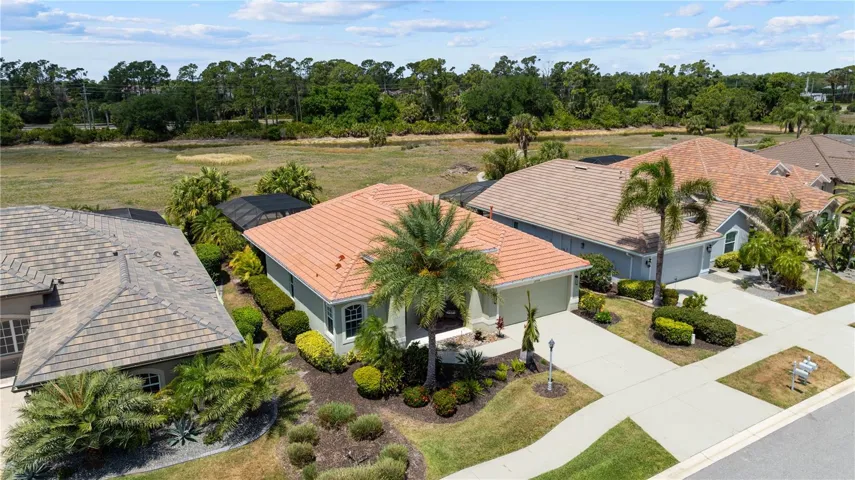 Nicely landscaped and manicured