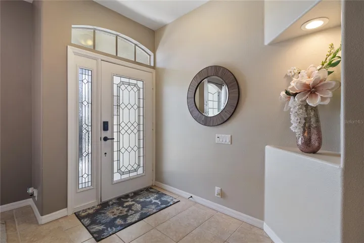 Inviting welcome as you walk inside