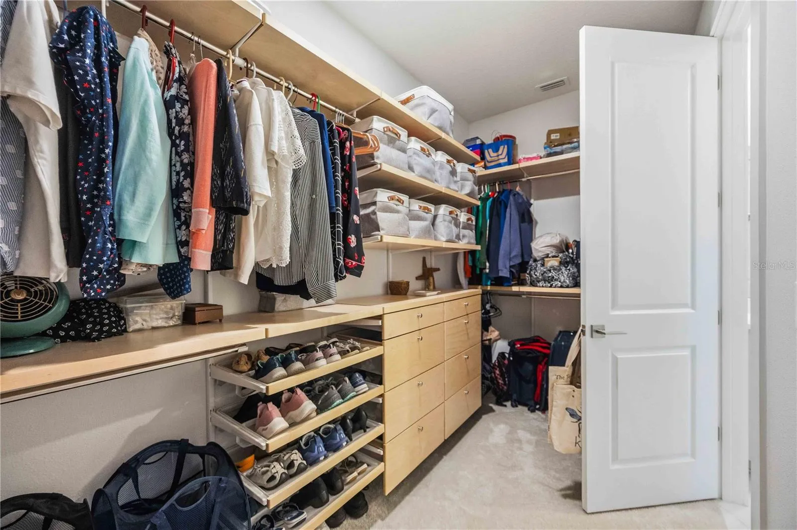 Primary closet.