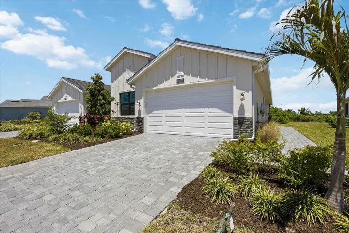 Front exterior/paver driveway.