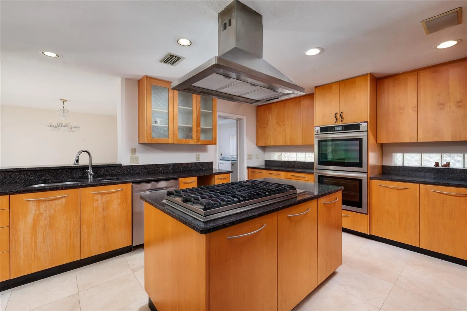 kitchen with gas grill