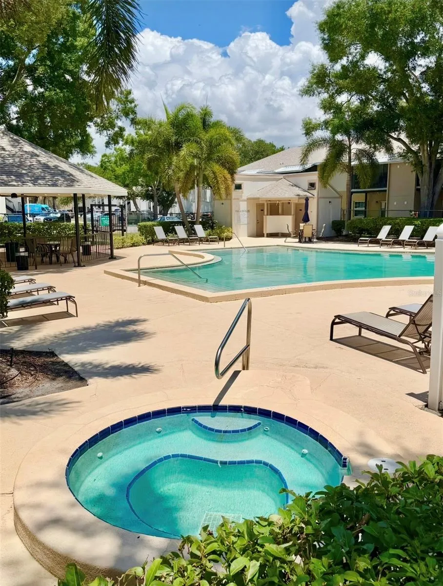 There's a hot tub to soothe your mind and body after a long day!