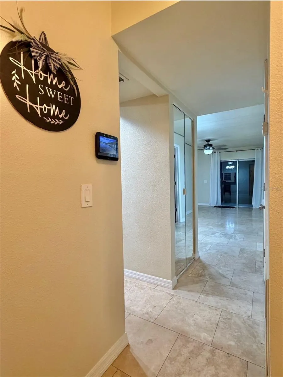 View from the front door, looking in.