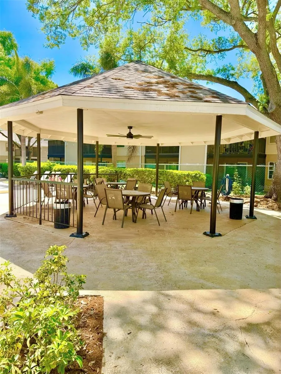 There's great space for gatherings and parties.