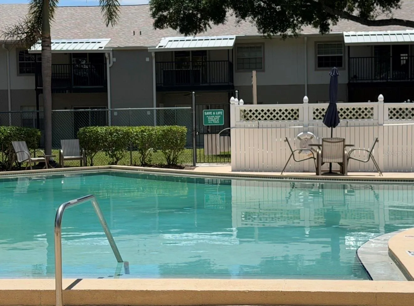 Gated pool area for residents and their guests.