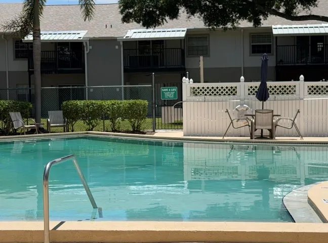 Gated pool area for residents and their guests.