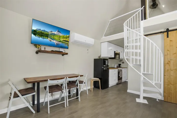 Looking in from front door - Living room/Dining Room