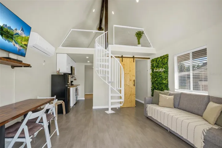 Looking in from front door - Living room/Dining Room