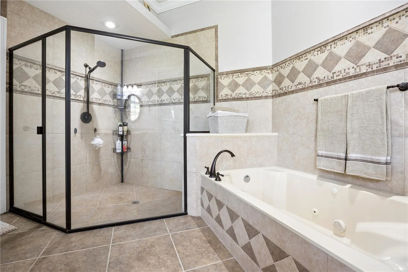 Primary Shower and Bath