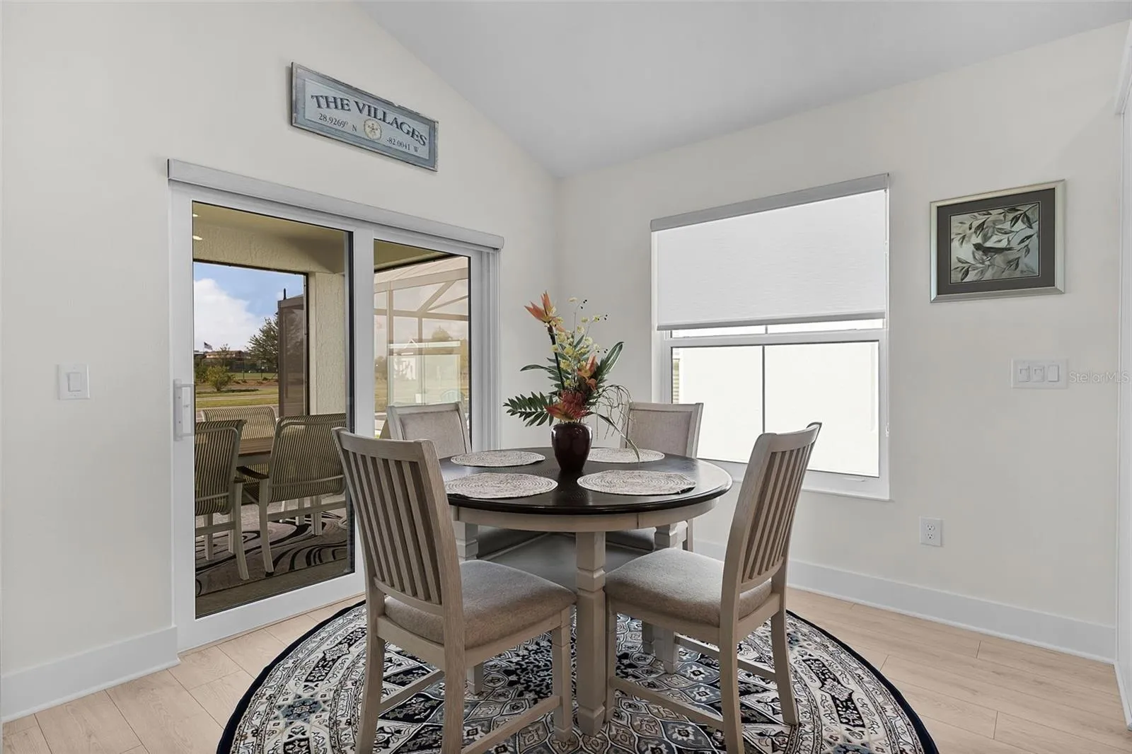 Nook table for dining