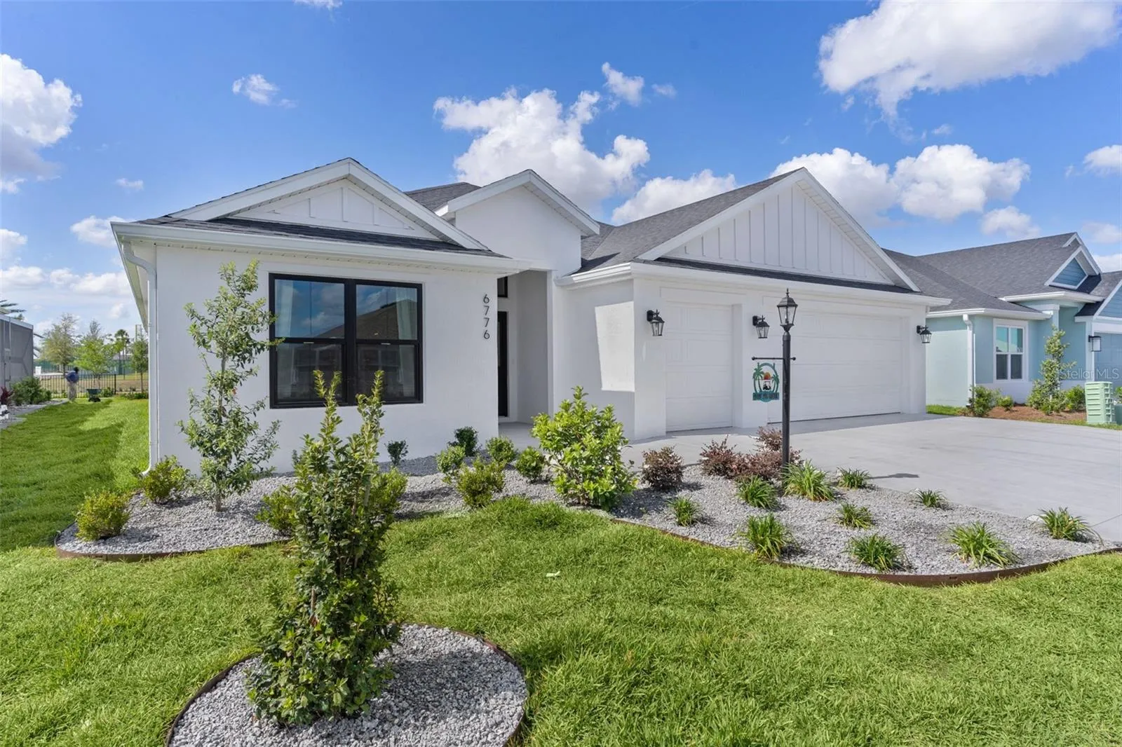 Pleasantly landscaped