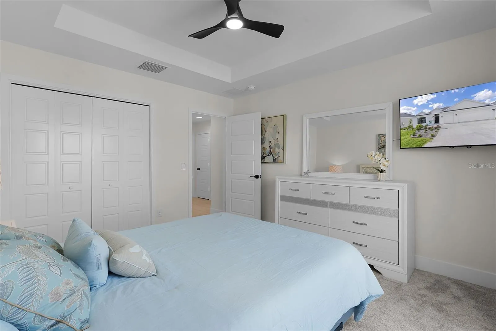 With TV too and Black out Curtains
