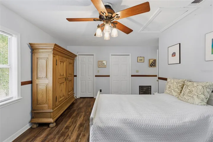 Bedroom 2 - HUGE DOUBLE CLOSETS