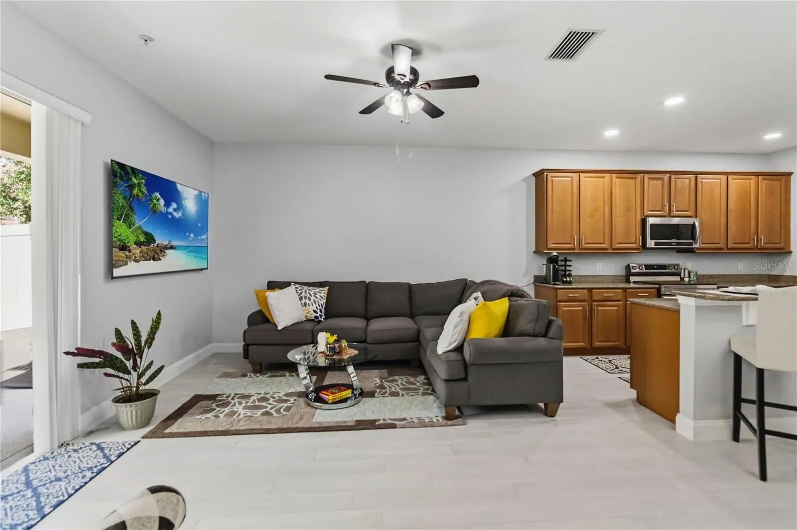 Living Room/ Kitchen View