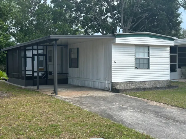 Front of Mobile Home