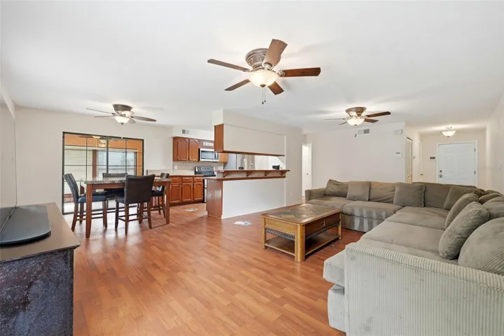 Fresh and bright with new interior paint.
