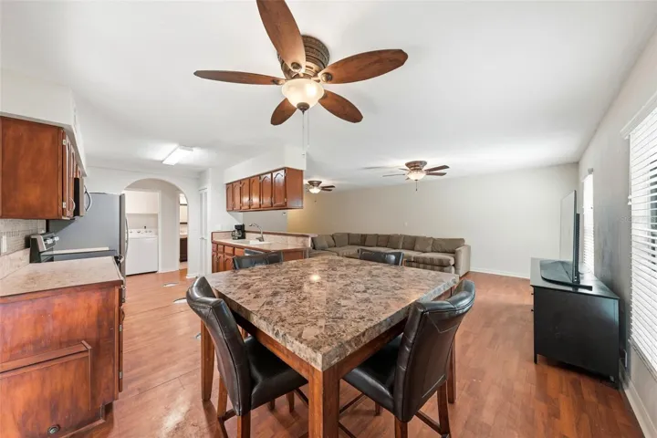 Open layout. Fresh and bright with new interior paint.