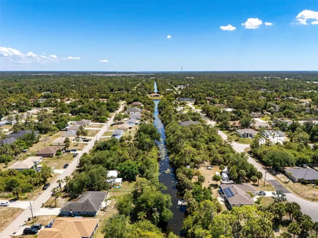 Canal behind home