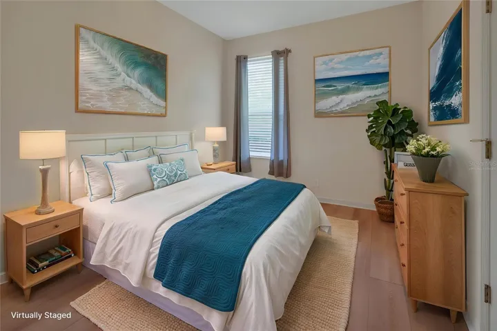 virtually staged 1st bedroom