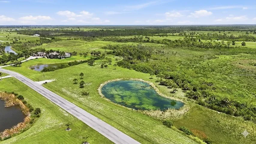 Virtually Staged for green grass to show when not drought conditions