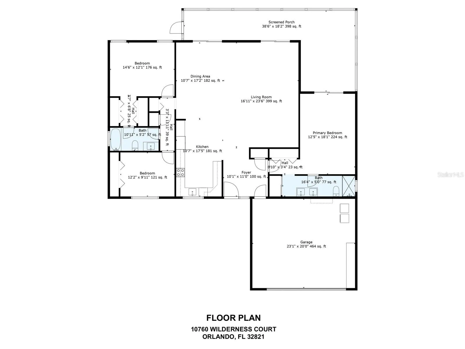 10760 Wilderness Ct - Floor Plan