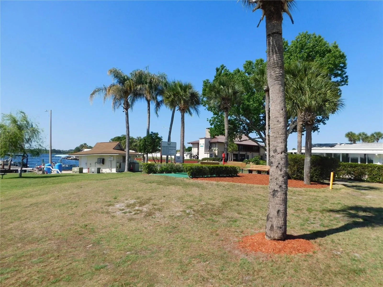 Community golf area.