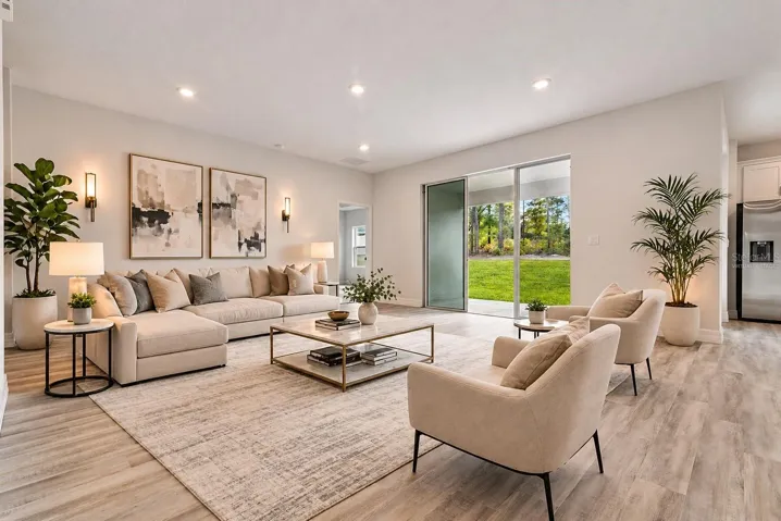 Virtually Staged Living Room